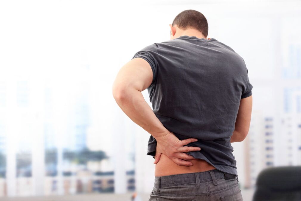 back pain due to prostatitis